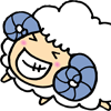 未（羊）のフリーイラスト