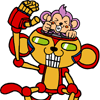 申（猿）のフリーイラスト